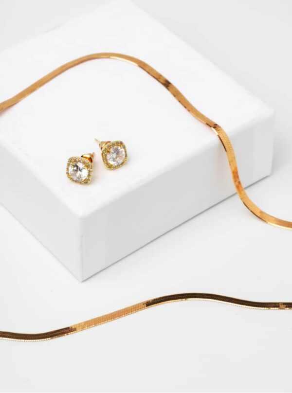 Crystal Cascade Necklace - Image 3